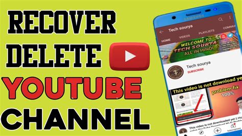 how to get back a deleted chanel|how to restore a youtube channel.